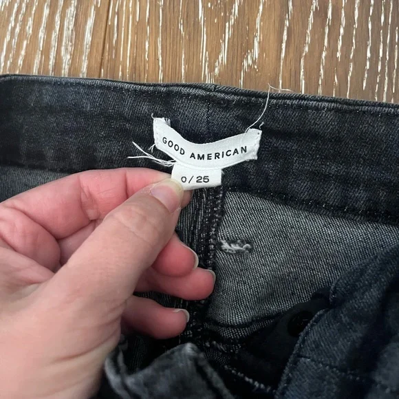 Good American good legs skinny black jeans - Picture 9 of 13